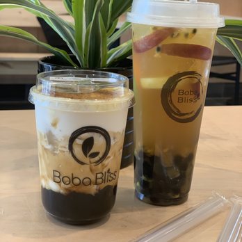 Boba Bliss - Creme brûlée and passionfruit - Bubble Tea Near Me - Dublin, California