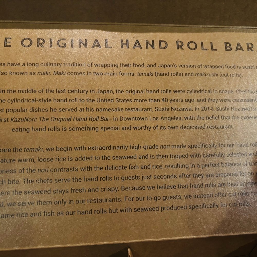 KazuNori | Calabasas - Inside the box container. - Japanese Near Me - Calabasas, California