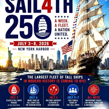 Piers 92/94 - Watch the tall ships on the Hudson and East rivers and on the Sound - 7/2/2026 - Venues & Event Spaces Near Me - New York, New York Piers 92/94 - Watch the tall ships on the Hudson and East rivers and on the Sound - 7/2/2026 - Venues & Event Spaces Near Me - New York, New York