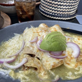 La Popular Austin - Blanca enchiladas - Mexican Near Me - Austin, Texas
