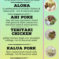 Leilani's Food Truck - One of Leilani's Food truck catering menu options