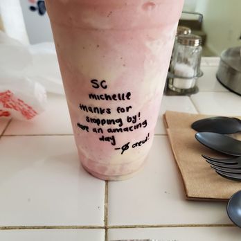 Zero Degrees - Strawberry cheesecake camo with a sweet message. - Bubble Tea Near Me - Summerlin, Nevada Zero Degrees - Strawberry cheesecake camo with a sweet message. - Bubble Tea Near Me - Summerlin, Nevada