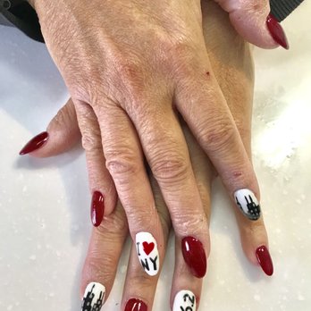 D&J Nail Spa - 26.2 NYC Marathon nails by Dani. She's the best. - Nail Salons Near Me - Bay Ridge, New York