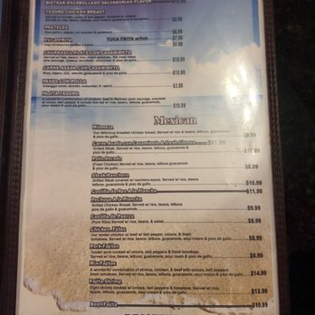 Tesoro Beach - Menu - Mexican Near Me - Springdale, Arkansas Tesoro Beach - Menu - Mexican Near Me - Springdale, Arkansas