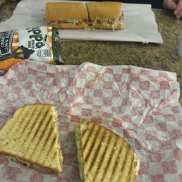 Ham and Swiss poboy / turkey panini  The best.