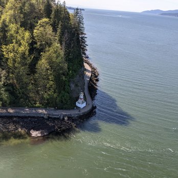 Prospect Point Lighthouse - View from the bridge... - Landmarks & Historical Buildings Near Me - Vancouver, British Columbia