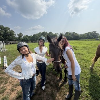 Hunt View Riding Academy - My daughters & one of the horses - Horseback Riding Near Me - Germantown, Maryland Hunt View Riding Academy - My daughters & one of the horses - Horseback Riding Near Me - Germantown, Maryland