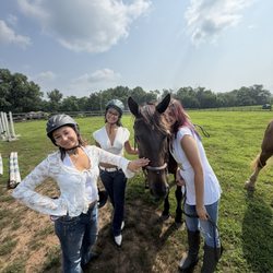 My daughters & one of the horses