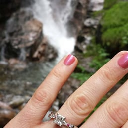 Custom designed engagement ring by my fiance and Klaus!