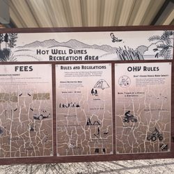 Hot Well Dunes Recreation Area - Rules