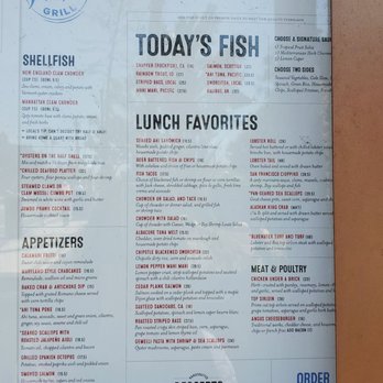 Bluewater Grill Seafood Restaurant & Market Carlsbad - Today's lunch menu - Seafood Near Me - Carlsbad, California