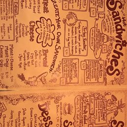 The menu
