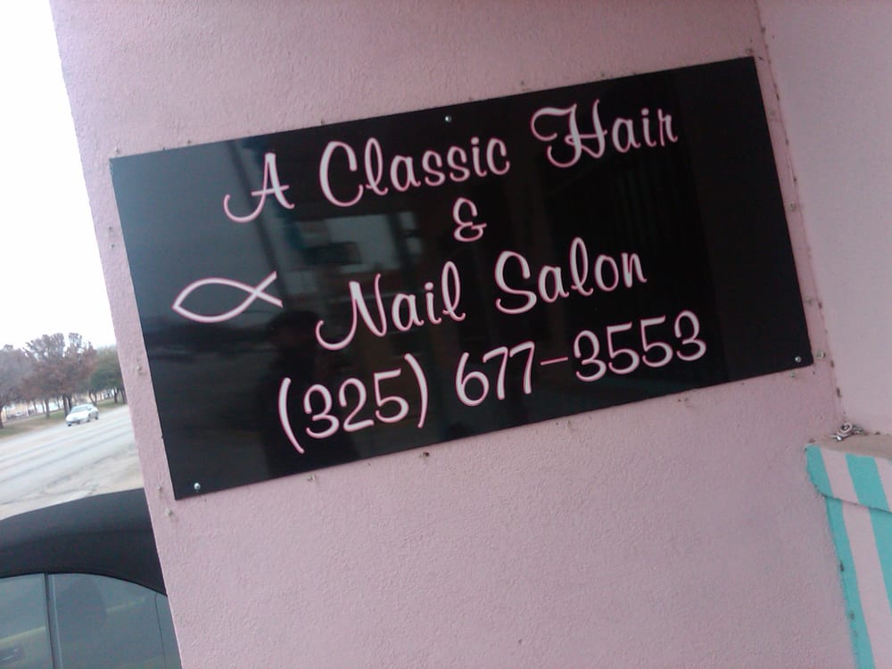 A CLASSIC HAIR & NAIL SALON 3106 S 1st St, Abilene, TX Yelp