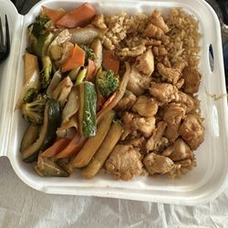 Hibachi Express - Half order of hibachi chicken through the drive thru