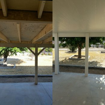 Del Rio Sunrooms - View from my patio door!  Before =yuck                       After = so bright & beautiful - Patio Coverings Near Me - Victorville, California