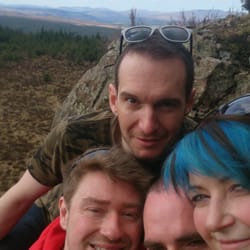 The Whangie and Queens View - At the top