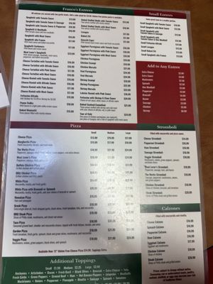Menu photo 1 Franco's Italian Restaurant Henrico, VA