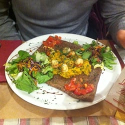 Crêperie la Dentellière - St Jacques, julienne de légumes et crème au curry
