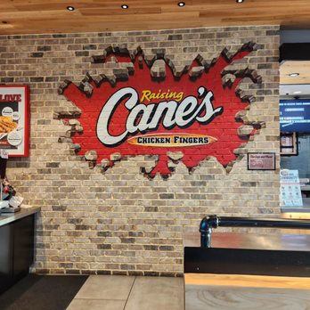 Raising Cane's Chicken Fingers - the inside of a restaurant - Fast Food Near Me - Clearwater, Florida