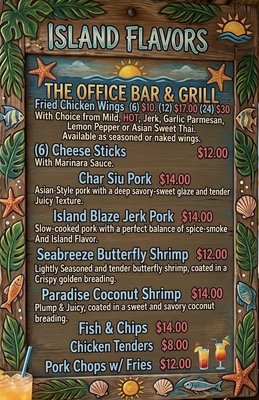 Menu photo 2 Office Bar Orlando, FL