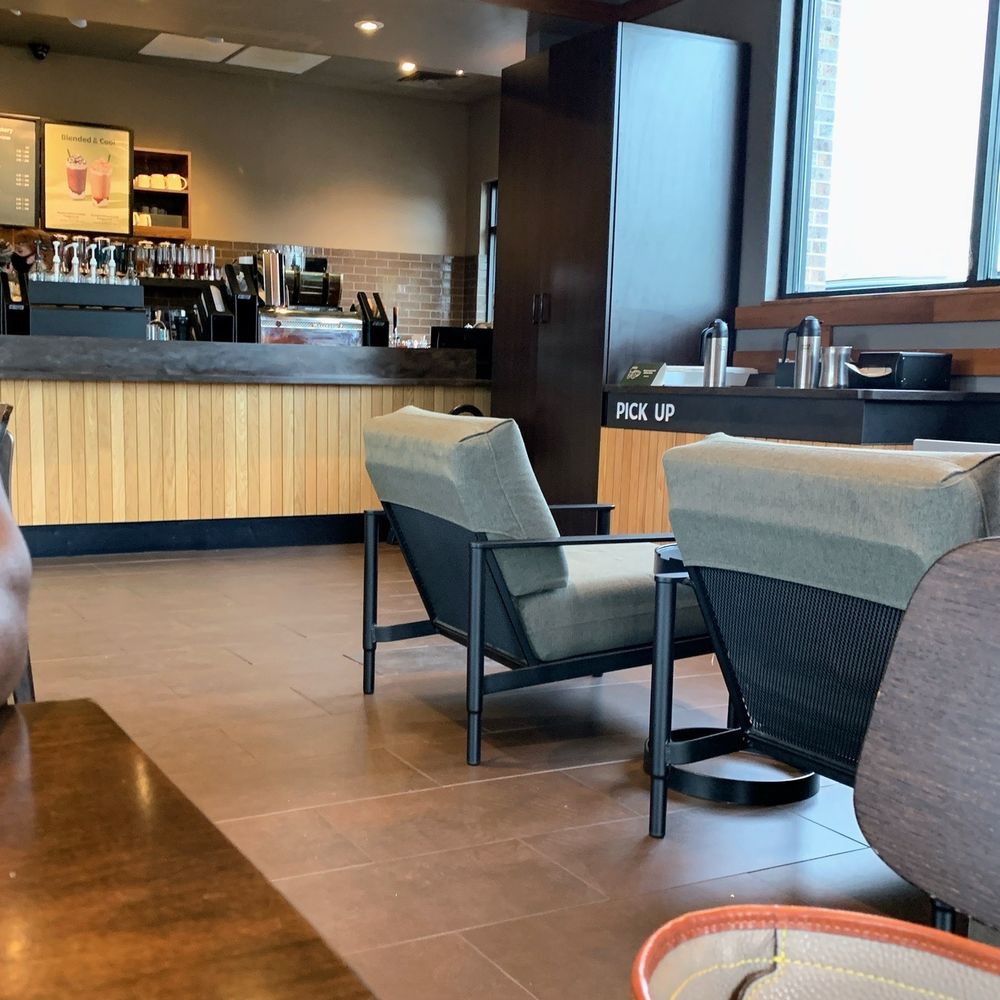 Starbucks - Seating around the side of the bathrooms - Coffee & Tea Near Me - Overland Park, Kansas Starbucks - Seating around the side of the bathrooms - Coffee & Tea Near Me - Overland Park, Kansas