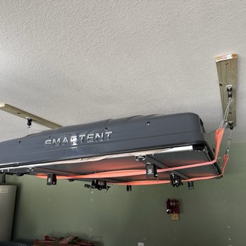 Addiel’s Handyman Services - Pop-up camper hoisted up - Handyman Near Me