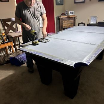 Right On Cue - Master of removing slate - Pool & Billiards Near Me - Fort Worth, Texas Right On Cue - Master of removing slate - Pool & Billiards Near Me - Fort Worth, Texas