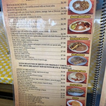 El Gallo De Oro - Menu - Mexican Near Me - Granbury, Texas