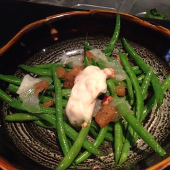 Trust - Haricots vert with special bacon and bacon fat - Tapas/Small Plates Near Me - Santa Ana, California Trust - Haricots vert with special bacon and bacon fat - Tapas/Small Plates Near Me - Santa Ana, California