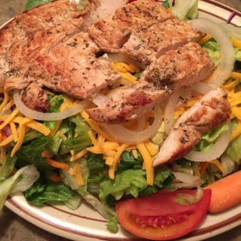 Kostas Express Restaurant - Kostas family salad with grilled chicken- ask for a box! Great yeast rolls too! - Greek Near Me - Dillsboro, North Carolina Kostas Express Restaurant - Kostas family salad with grilled chicken- ask for a box! Great yeast rolls too! - Greek Near Me - Dillsboro, North Carolina