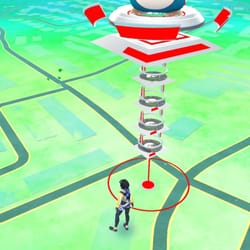 U S HealthWorks Medical Group - No pokestop nearby, but theres a gym held by the enemy. It's got vaps and arcs so bring Elec, H20 , Grss, and drg types. Go Team Mystic!