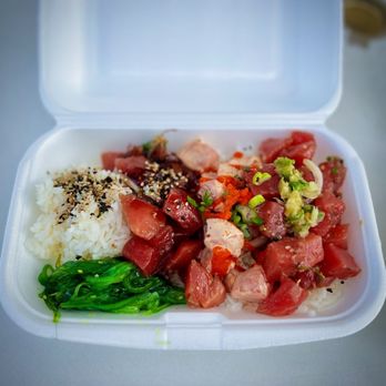 Unreal Poke - Poke flight: shoyu, spicy, and ginger scallion - all Ahi Tuna. Delicious and flavorful! - Poke Near Me - Arcadia, California Unreal Poke - Poke flight: shoyu, spicy, and ginger scallion - all Ahi Tuna. Delicious and flavorful! - Poke Near Me - Arcadia, California
