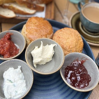 Mannion - Fruit scone and cheese scone. Big enough to share among 4 of us. - Cafes Near Me - York, YOR