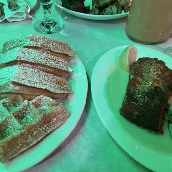 Patrick Steakhouse - Salmon and Waffles - Steakhouses Near Me - Brooklyn, New York
