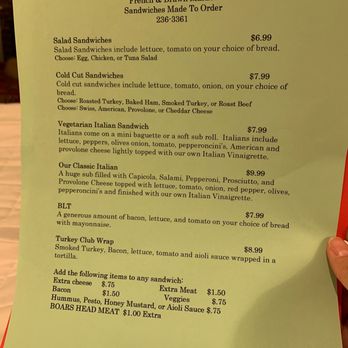French & Brawn Marketplace - Deli menu - Grocery Near Me - Camden, Maine