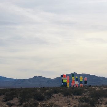 Seven Magic Mountains - Public Art Near Me - Las Vegas, Nevada Seven Magic Mountains - Public Art Near Me - Las Vegas, Nevada