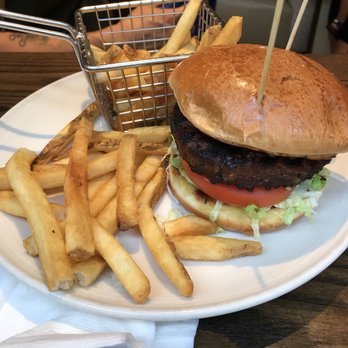 Blue Moon Taphouse - Black & Blue burger (minus the blue cheese) - Breweries Near Me - Norfolk, Virginia