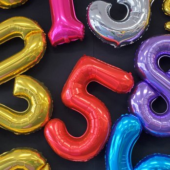 Spokane Balloons - 8 colors of numbers 35 inches high. only 9.99 w/helium - Party Supplies Near Me - Spokane, Washington Spokane Balloons - 8 colors of numbers 35 inches high. only 9.99 w/helium - Party Supplies Near Me - Spokane, Washington