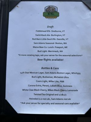 Menu photo 2 98 Mill Saint Johnsbury, VT Menu photo 2 98 Mill Saint Johnsbury, VT