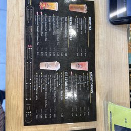 Menu Menu