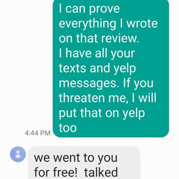 Humboldt Team - After a week of not answering the phone, after I wrote the Yelp review, the owner started texting back - Plumbing Near Me Humboldt Team - After a week of not answering the phone, after I wrote the Yelp review, the owner started texting back - Plumbing Near Me
