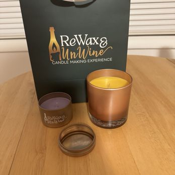 ReWax and UnWine - The two candles I made - Candle Stores Near Me - Owings Mills, Maryland ReWax and UnWine - The two candles I made - Candle Stores Near Me - Owings Mills, Maryland