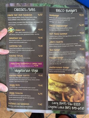 Menu photo 1 Breaking Bread Catering & Deli Crystal Lake, IL Menu photo 1 Breaking Bread Catering & Deli Crystal Lake, IL