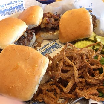 Islands Restaurant - Of course I requested bacon for my sliders! Yummy! - Burgers Near Me - Cerritos, California Islands Restaurant - Of course I requested bacon for my sliders! Yummy! - Burgers Near Me - Cerritos, California