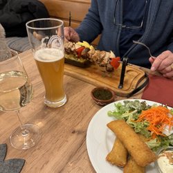 Restaurant Zur Silbernen Kanne - Chicken skewer