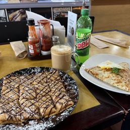 Lily's Crepe "everyone's favorite" and a Lily's BLT with Fried Egg!!! Lily's Crepe "everyone's favorite" and a Lily's BLT with Fried Egg!!!