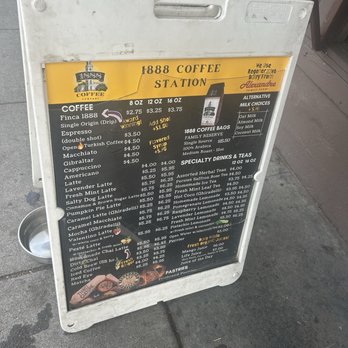 1888 Coffee Station - Coffee menu - Coffee & Tea Near Me - Oakland, California