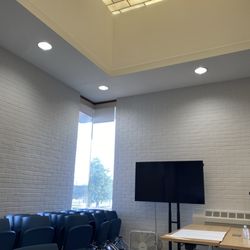 Robert F Sink Memorial Library - This photo is taken inside the Multimedia Room.