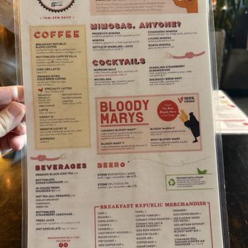 Breakfast Republic - Cocktail Menu 10/11/25 - Breakfast & Brunch Near Me - San Diego, California Breakfast Republic - Cocktail Menu 10/11/25 - Breakfast & Brunch Near Me - San Diego, California
