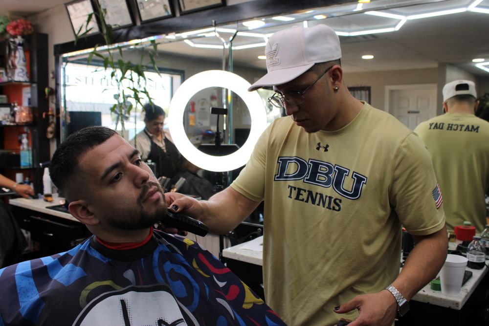 Fade District Barber Logo